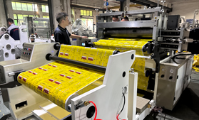 DFJ1000型电脑控制BOPP/PET点断复卷机